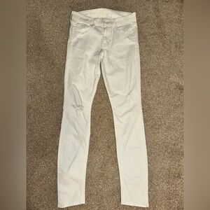 MOTHER denim White Skinny Jeans